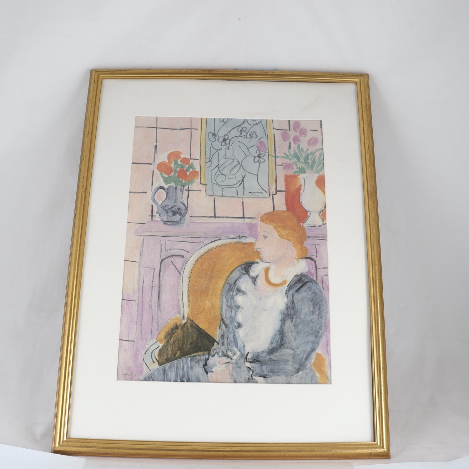 Tryck, Henri Matisse, (1869-1954). Endast avhämtning.