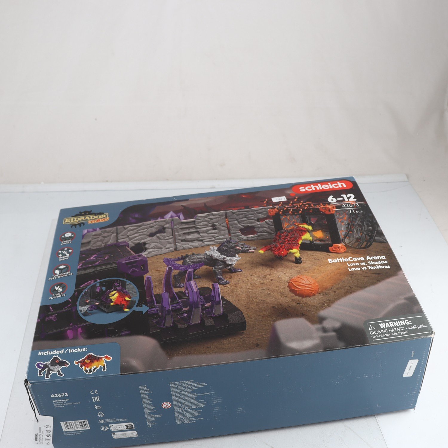 Djur, Schleich, battlecave arena. Samfraktas ej.