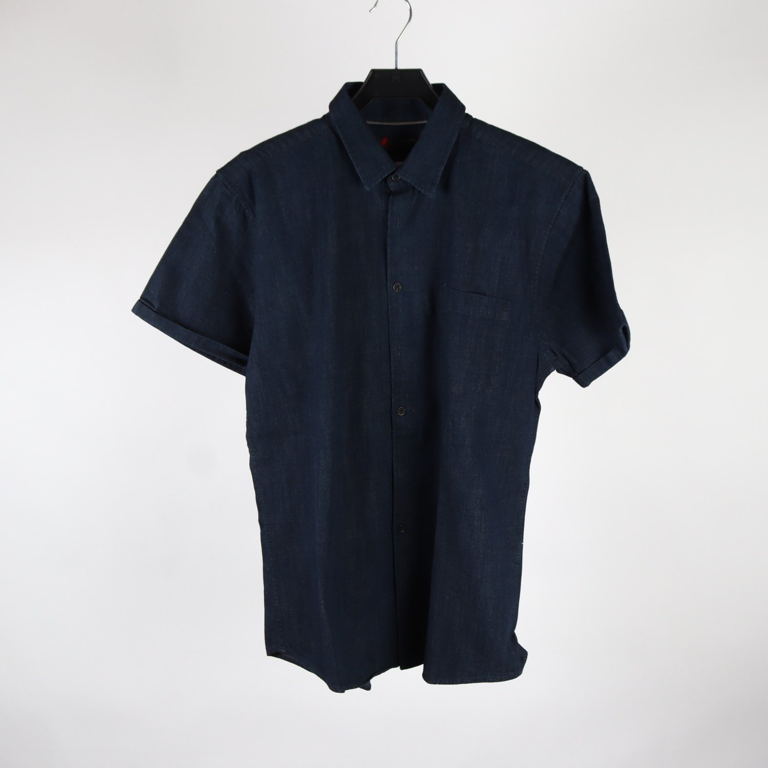 Skjorta, Dressmann, blå, jeans, stl. L