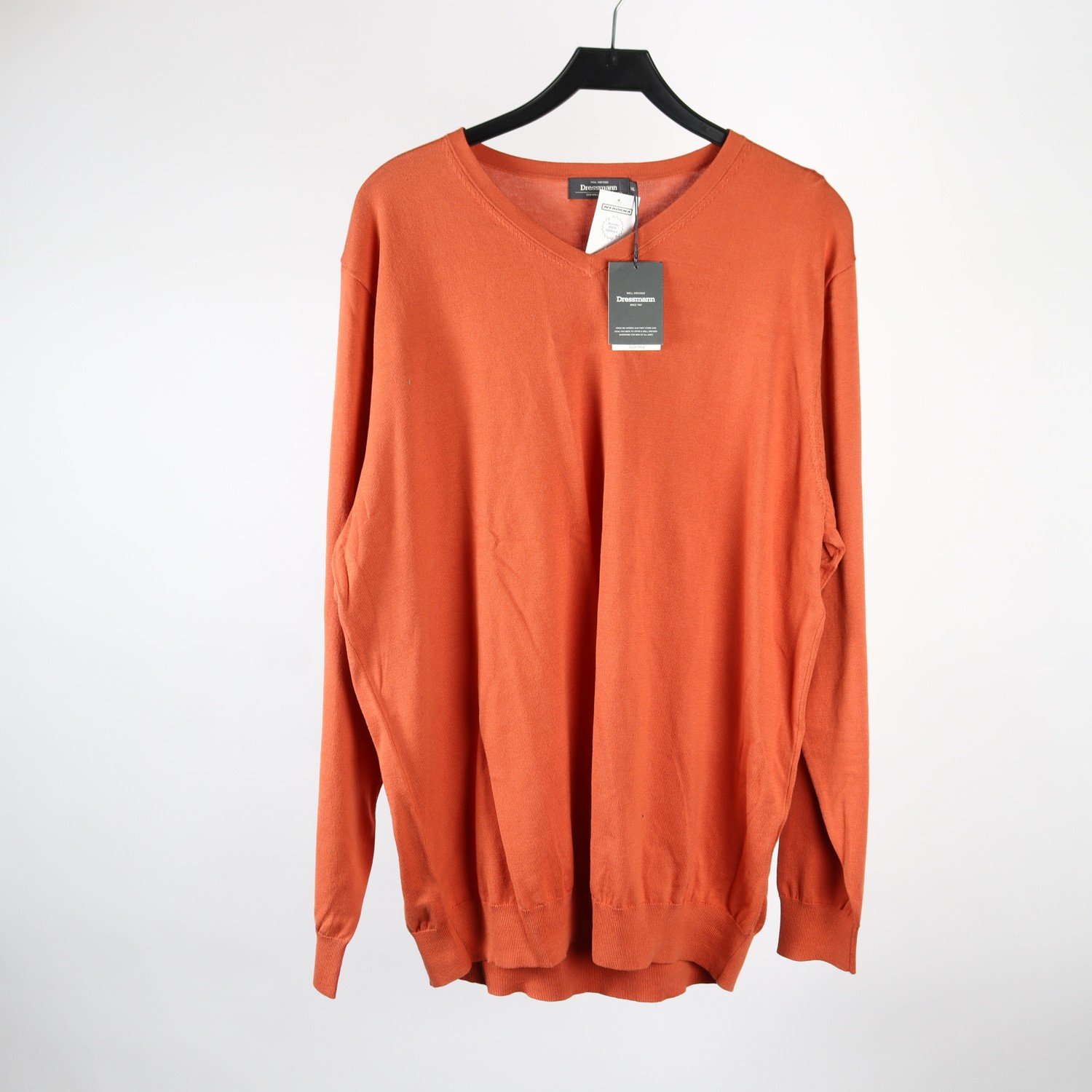 Tröja, Dressmann, orange, stl. 3XL