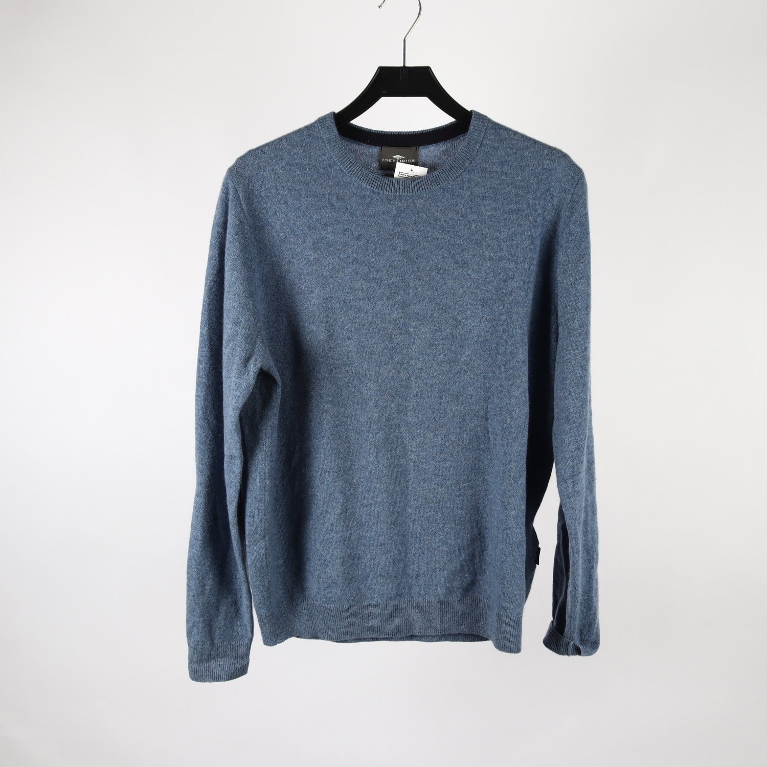 Tröja, Fynch Hatton, blå, cashmere, stl. M