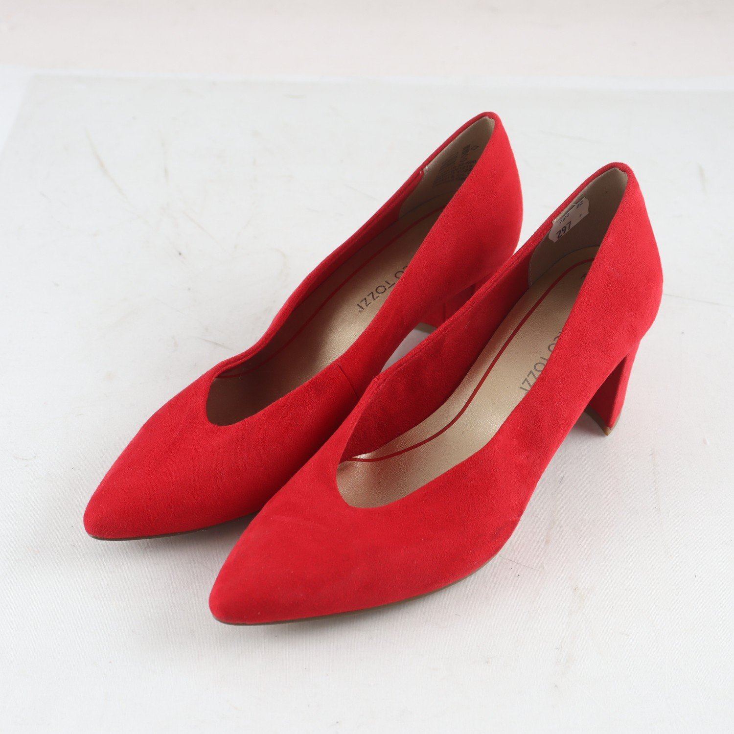 Pumps, Marco Tozzi, röd, stl. 40
