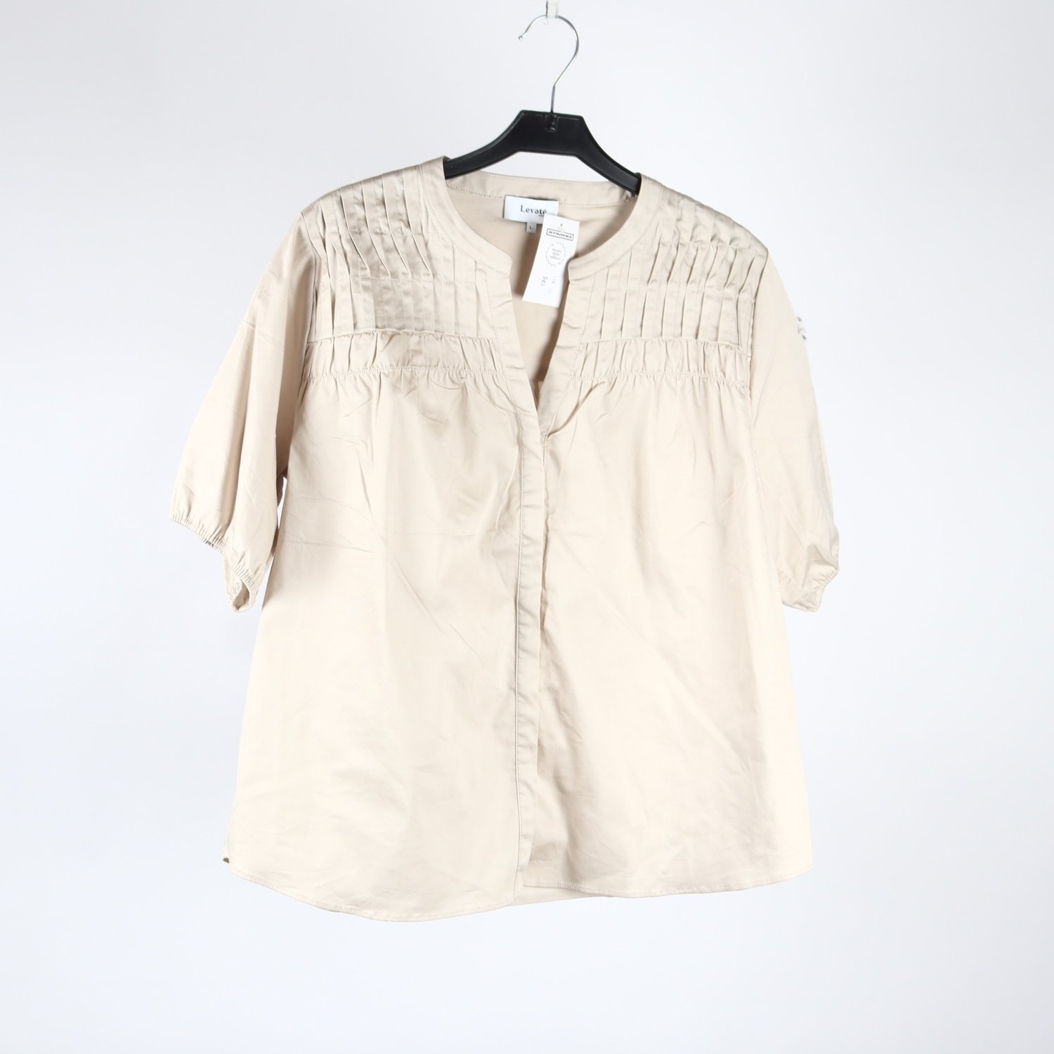 Blus, Levete, guld, beige, stl. L