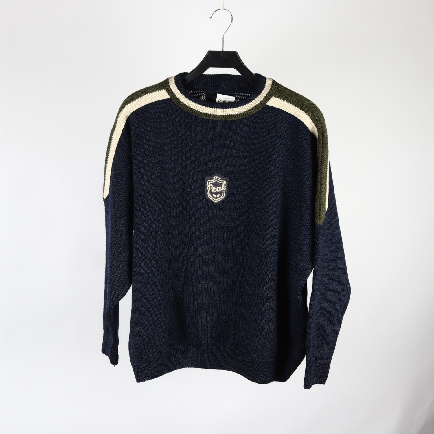 Tröja, Peak Performance, blå, ull, stl. L