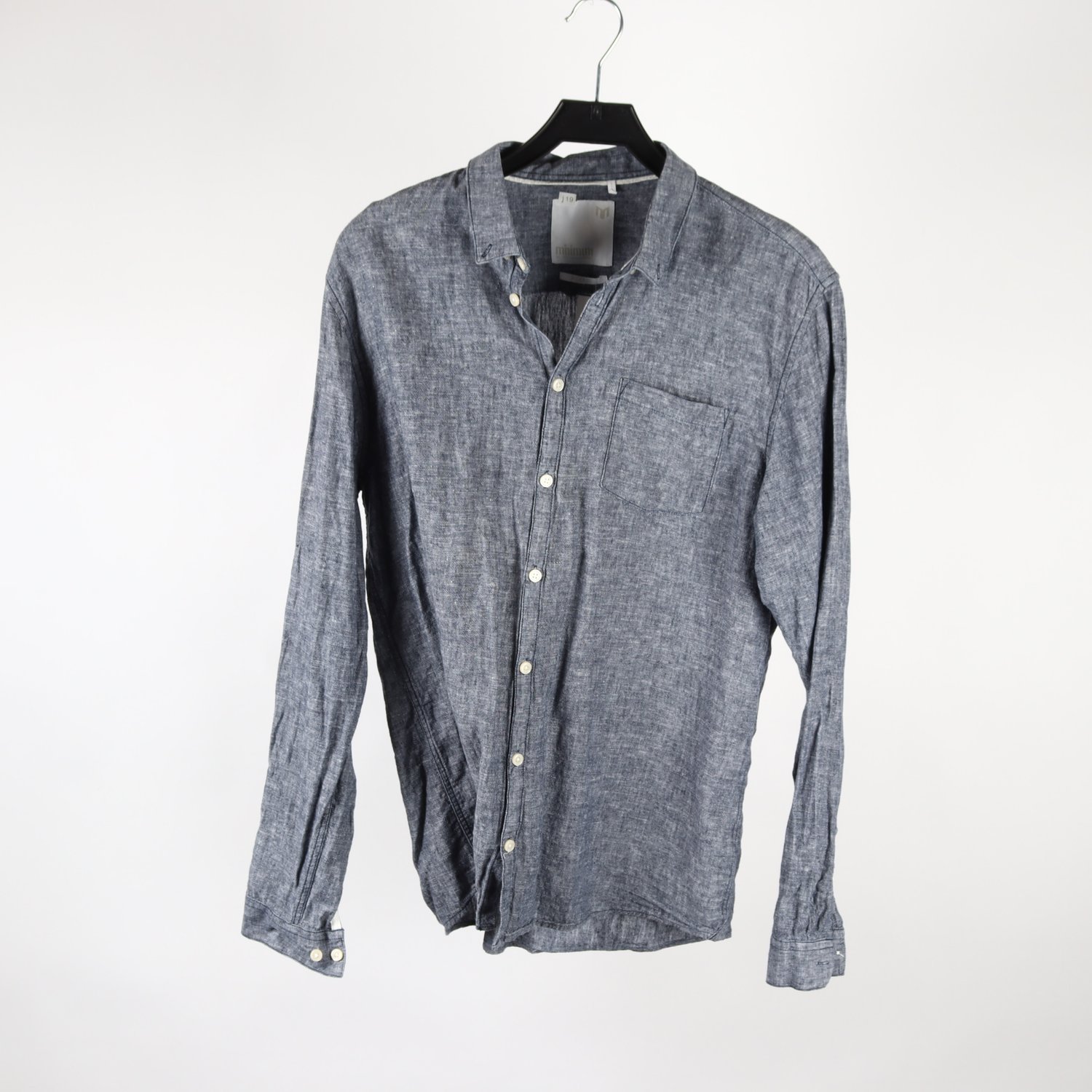 Skjorta, Minimum, grå, blå, stl. XL