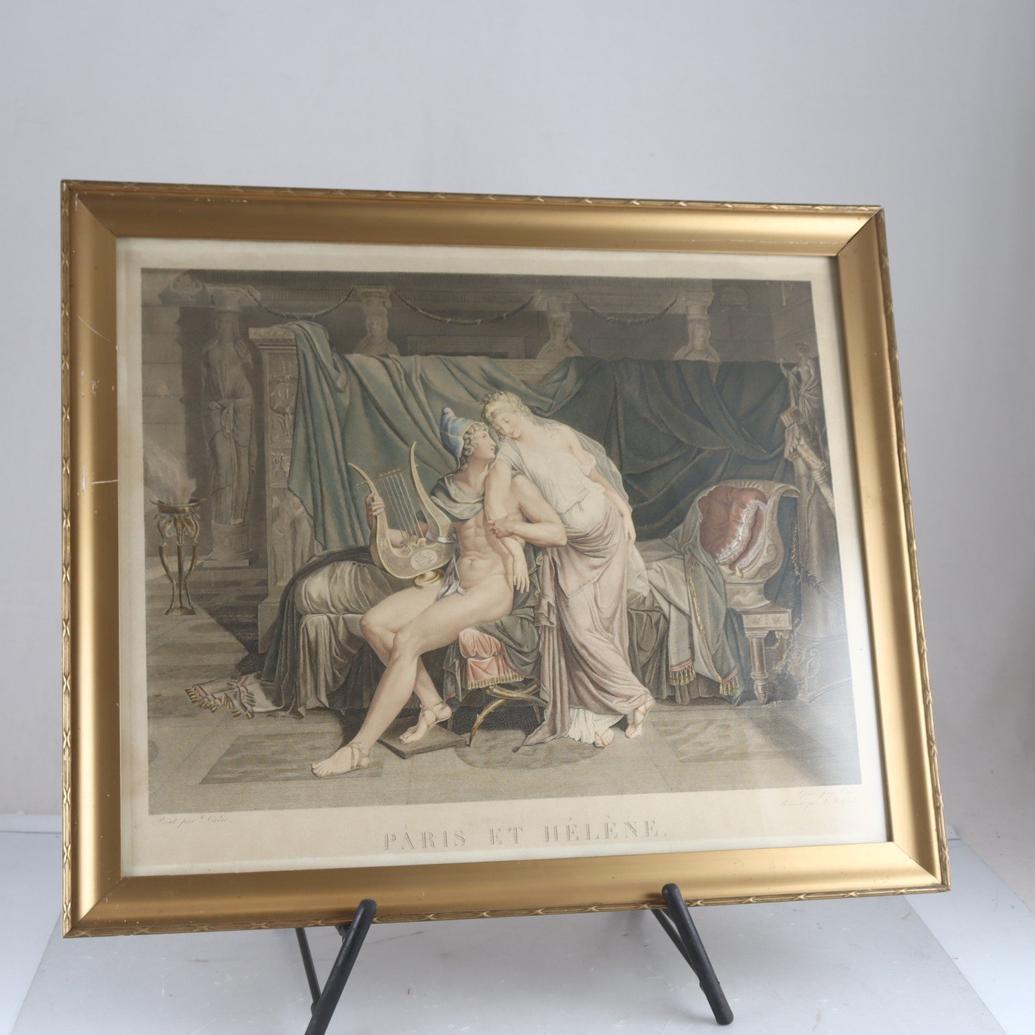 Gravyr, Gerard Vidal, efter Jacques-Louis David. Endast avhämtning.