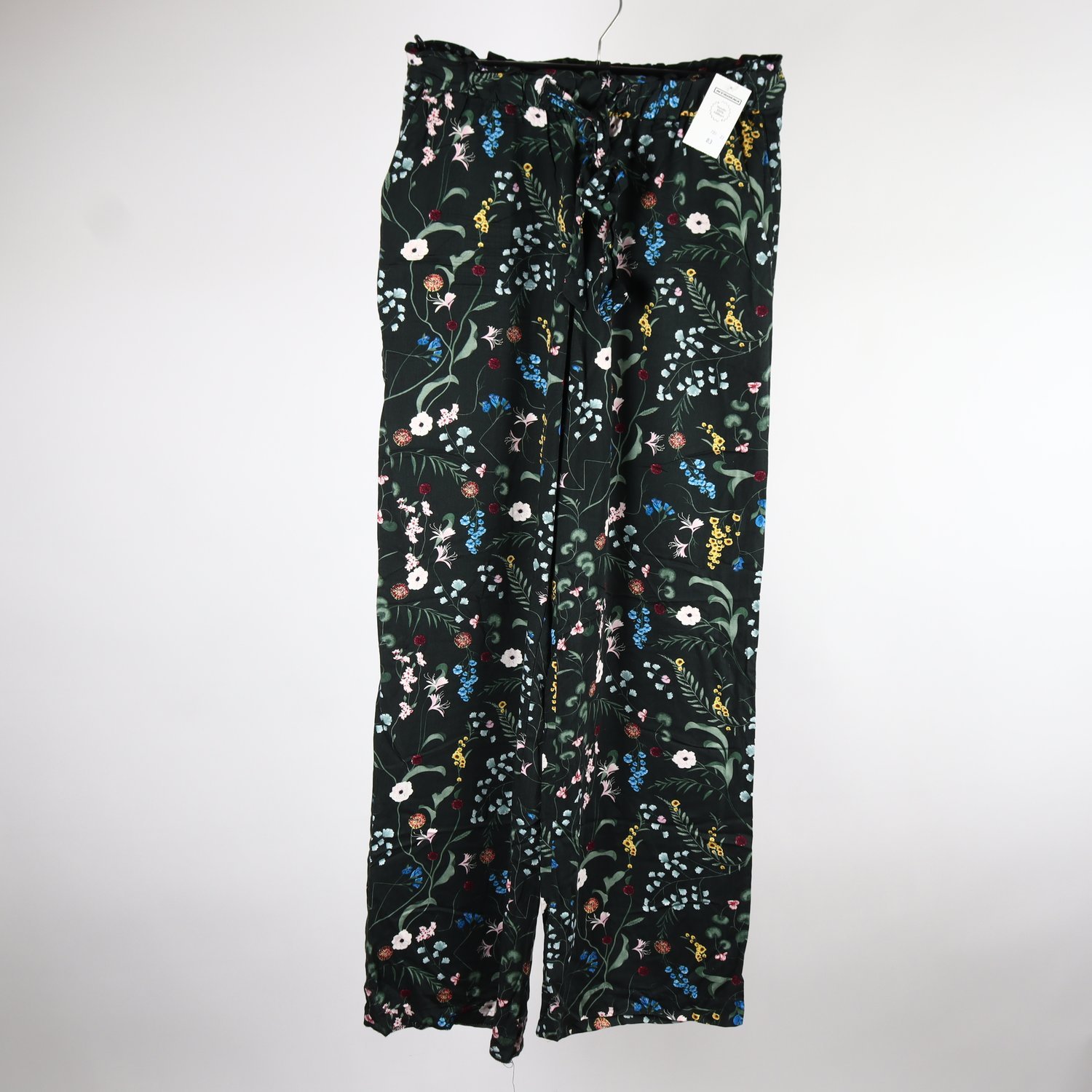 Byxor, Anna Glover x H&M, grön, blommig, stl. 38