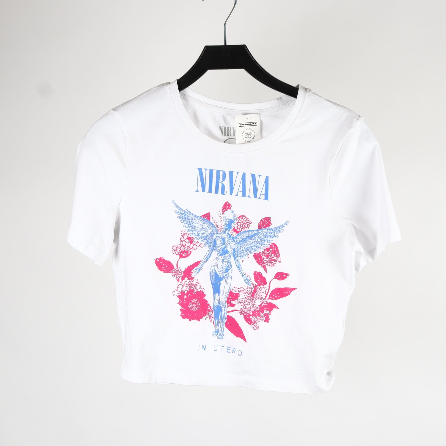 Tröja, Nirvana, vit, stl. M