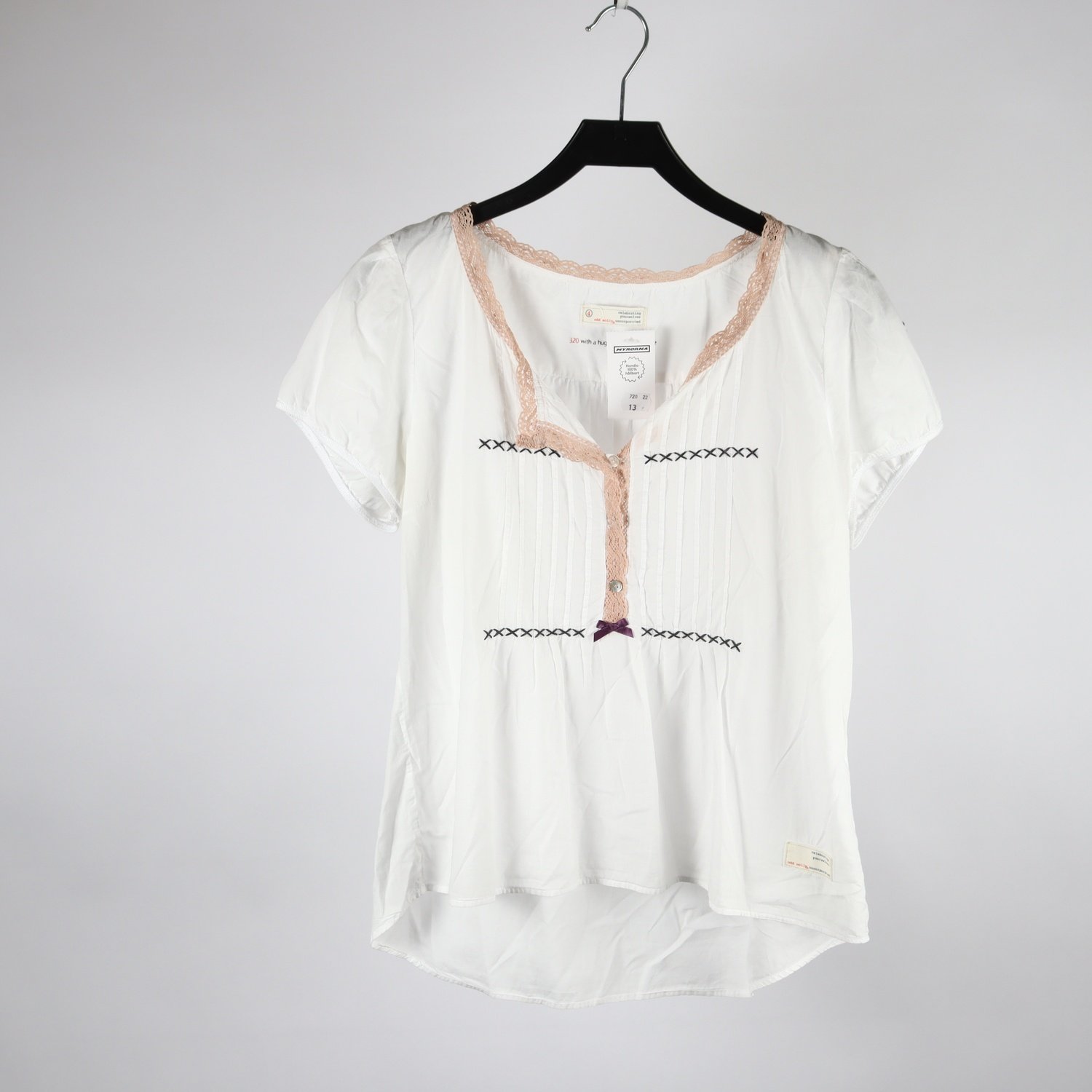 Blus, Odd molly, vit, stl. 4 (L/XL)