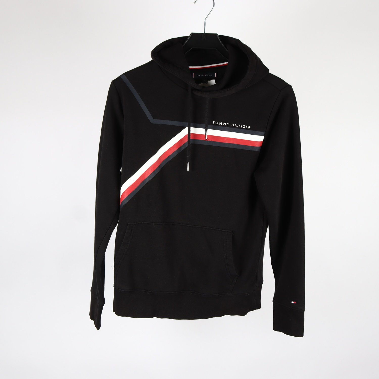 Hoodie, Tommy Hilfiger, svart, stl. S