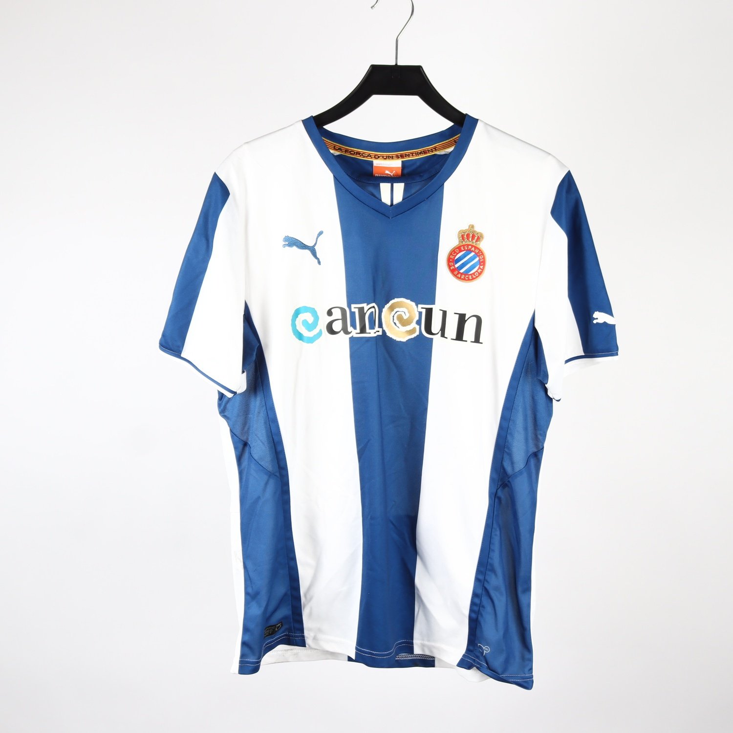 Sporttröja, Puma, RCD Espanyol De Barcelona, blå, vit, stl. L