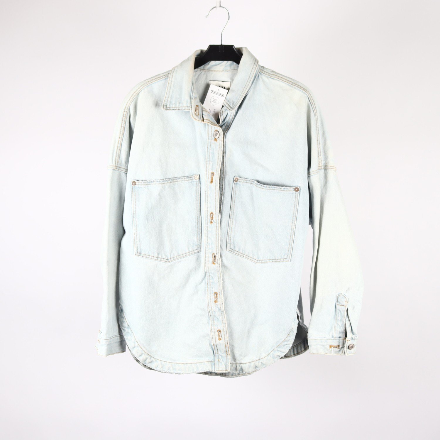 Jeansjacka, Zara, blå, stl. XS