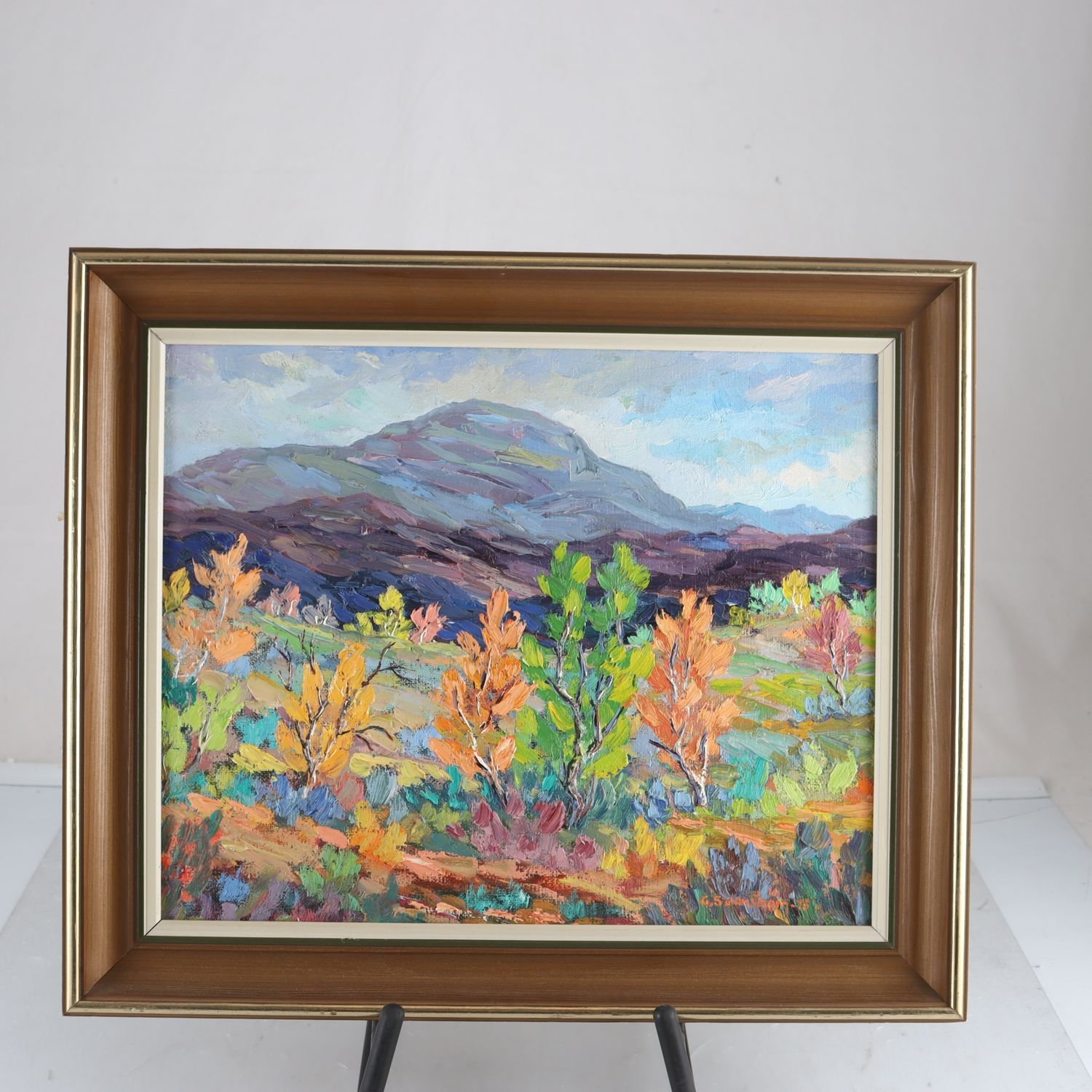 Olja på pannå, Gunnar Swanström, (1918-2002), signerad. Samfraktas ej.