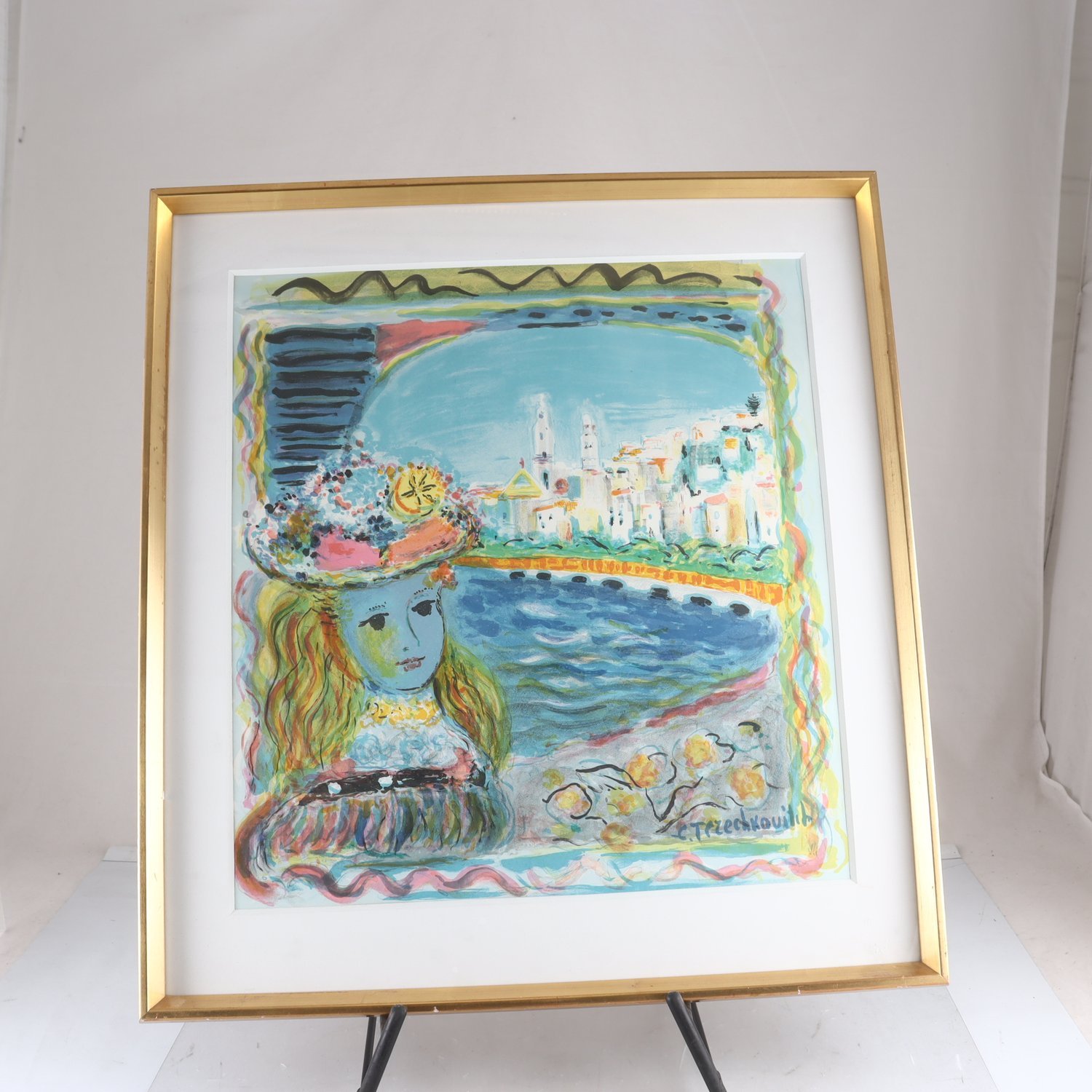 Färglitografiskt tryck, Constantin Andreevich Terechkovitch. Endast avhämtning.
