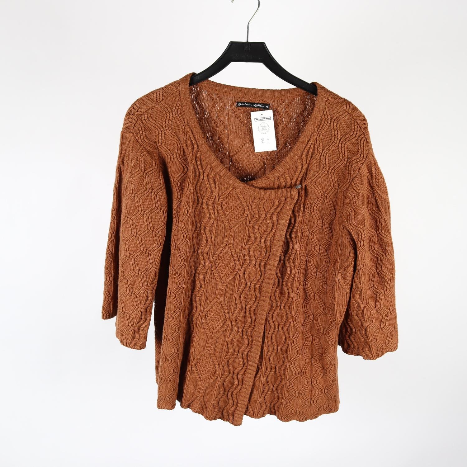 Kofta, Gudrun Sjödén, brun, stl. XL