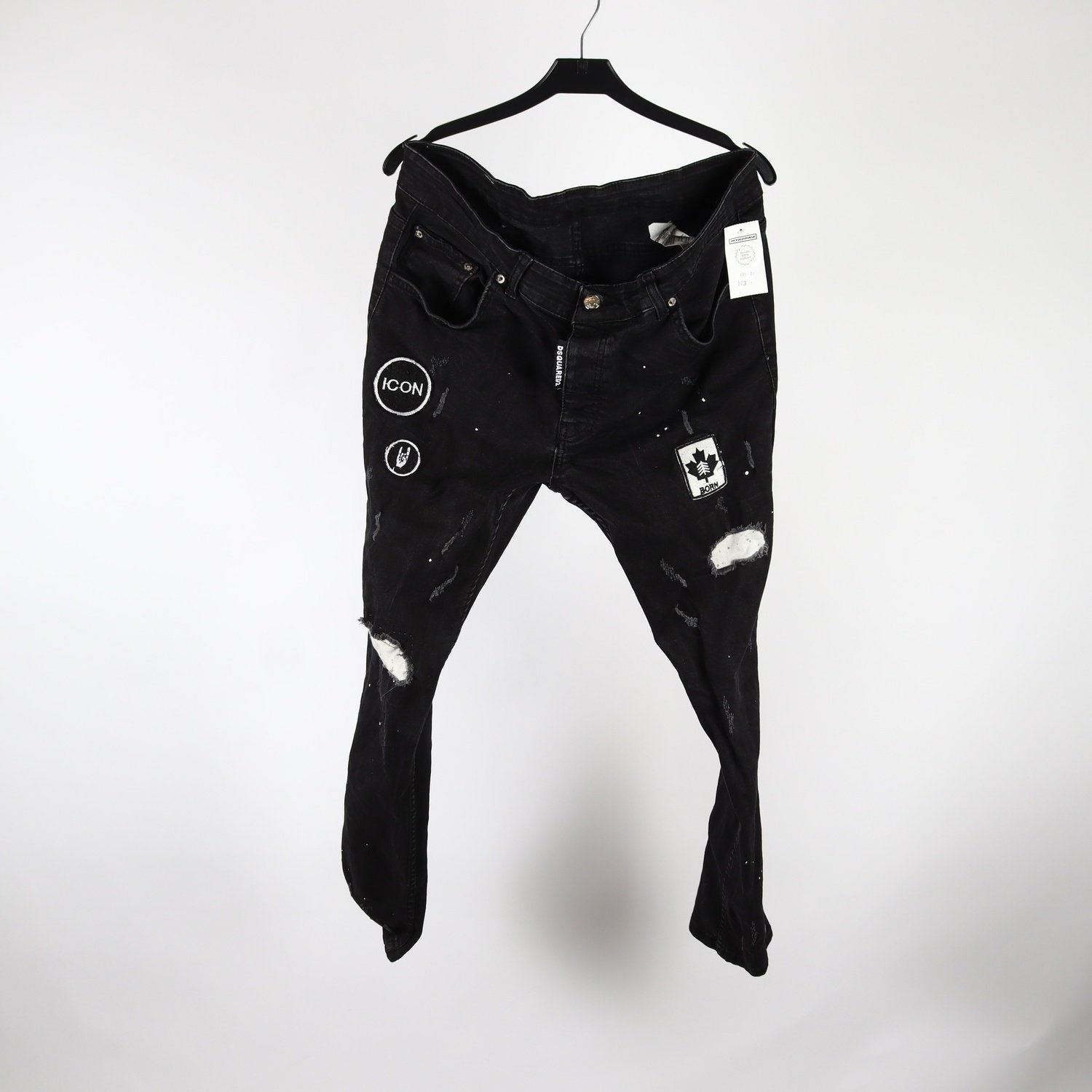 Jeans, Icon Dsquared2, svart, stl. 54