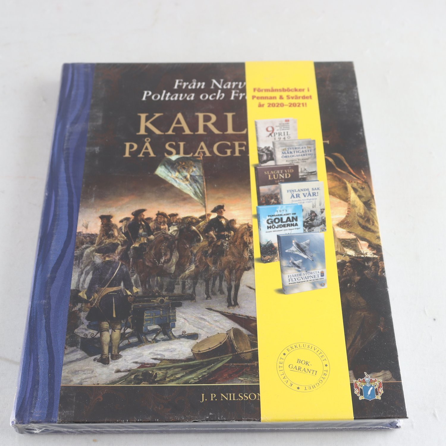 J.P. Nilsson, Karl XII på slagfältet (inplastad)