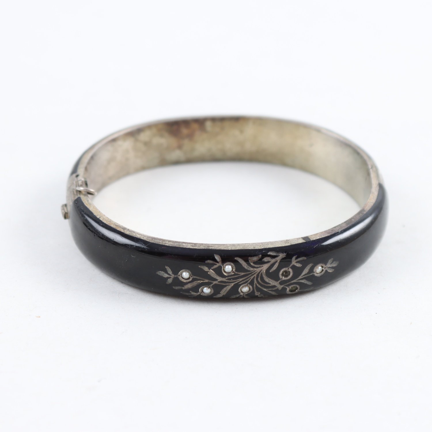 Armring, Silver, Emalj, Brv: 23,2g