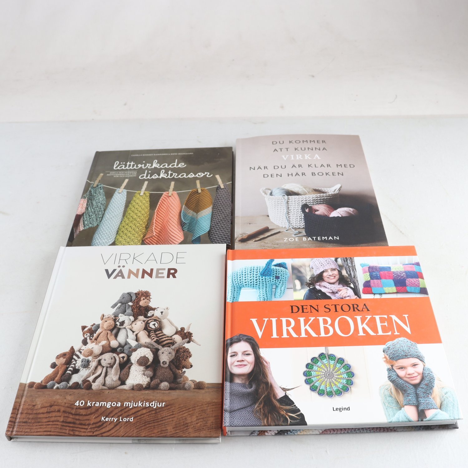 Virkning, bokpaket med 4 volymer