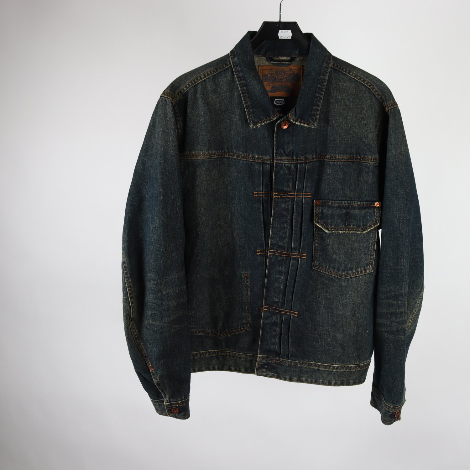 Jeansjacka, Crocker, stl. XL