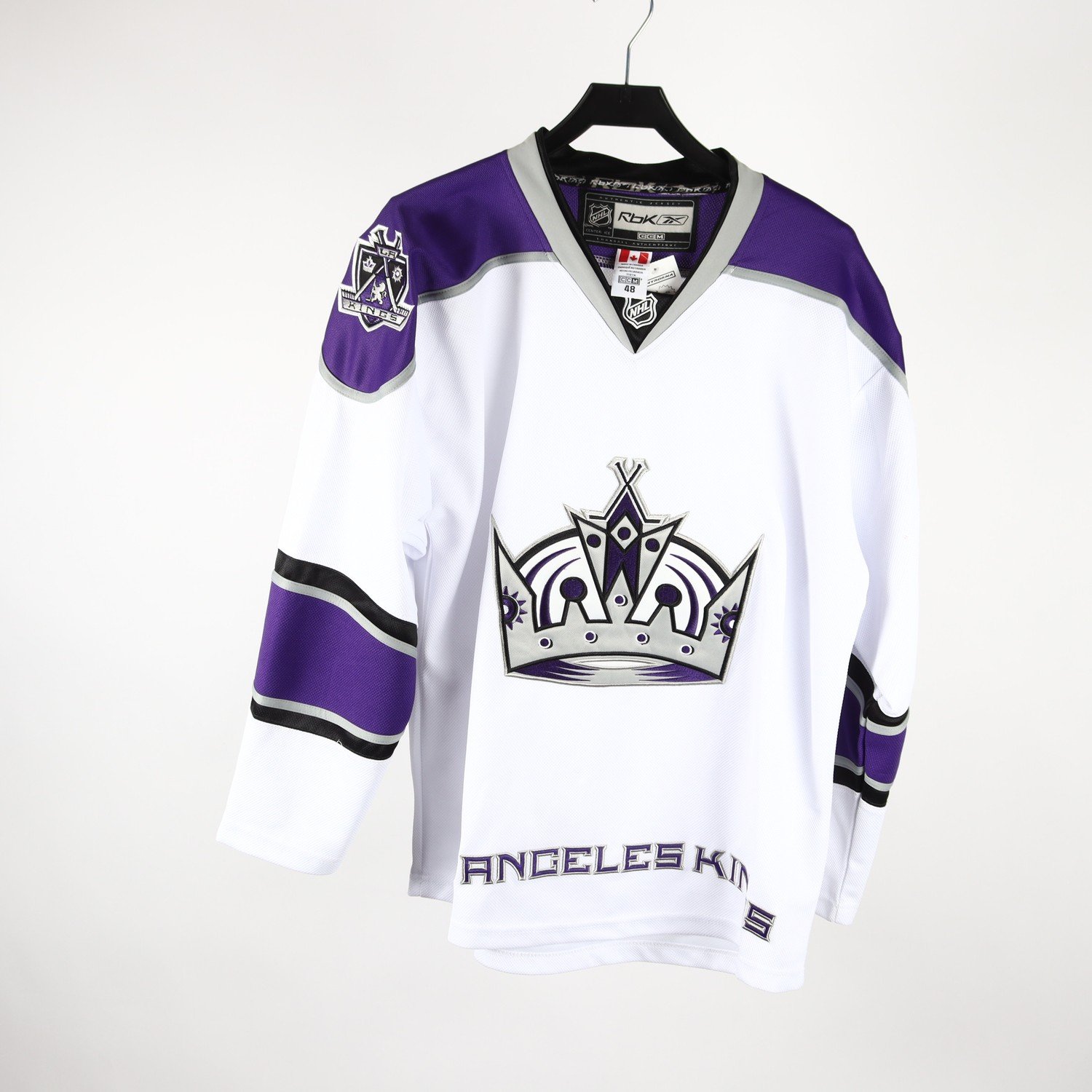 Sporttröja, Los Angeles Kings, vit, lila, stl. 48