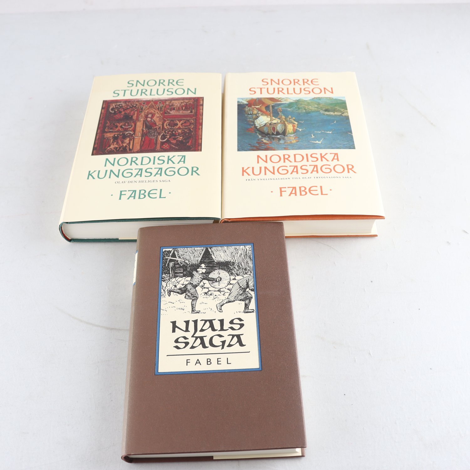 Njals saga + Snorre Sturluson, Nordiska kungasagor Vol.1-2