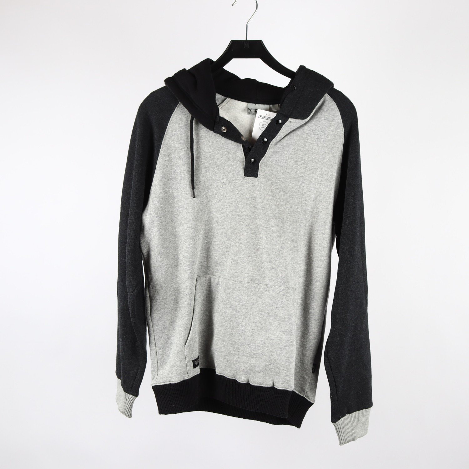 Hoodie, Wesc, grå, stl. S