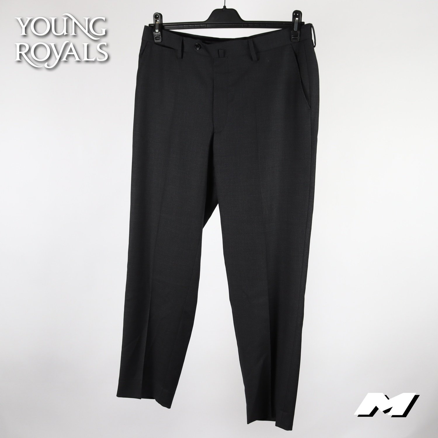 Skoluniformsbyxor från inspelningarna av Young Royals, These glory days, stl 50