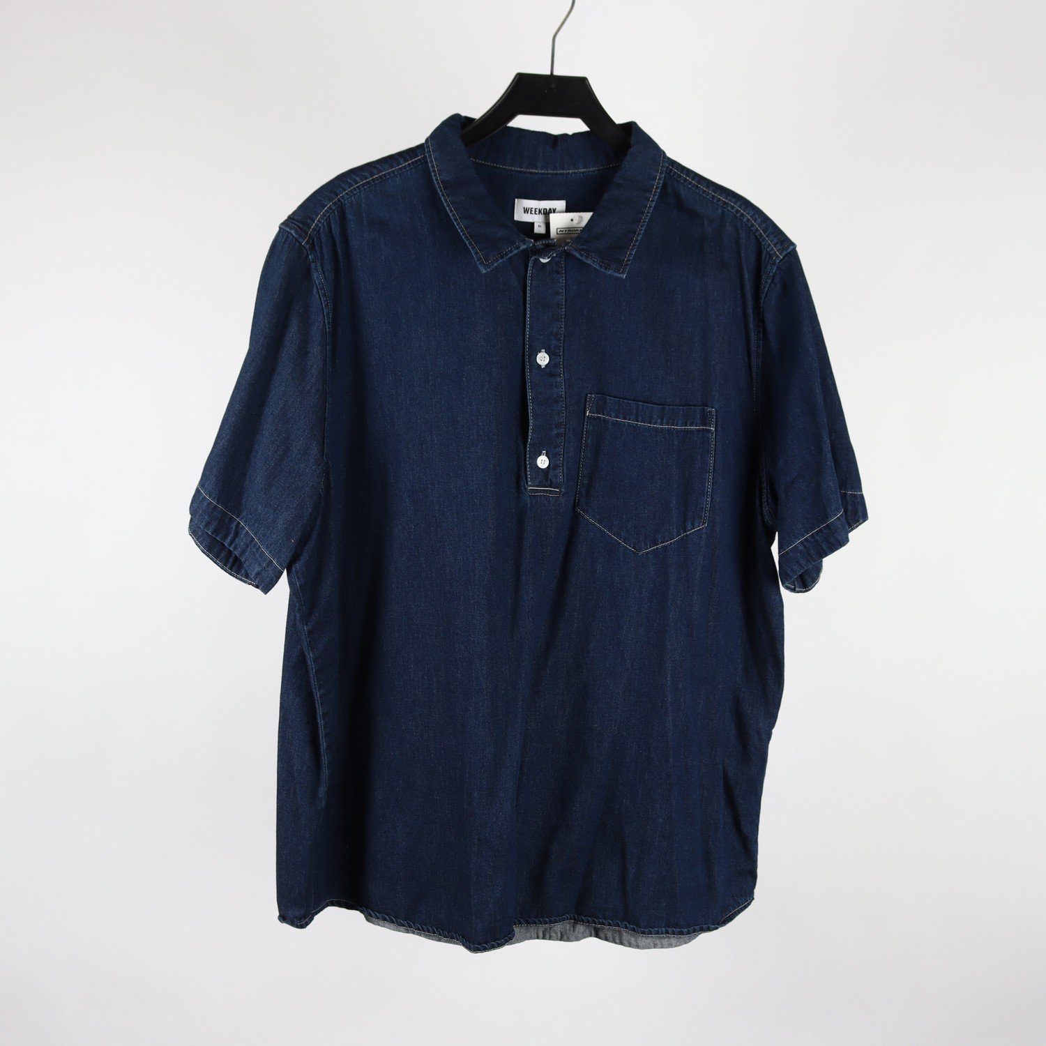 Jeansskjorta, Weekday, blå, stl. XL