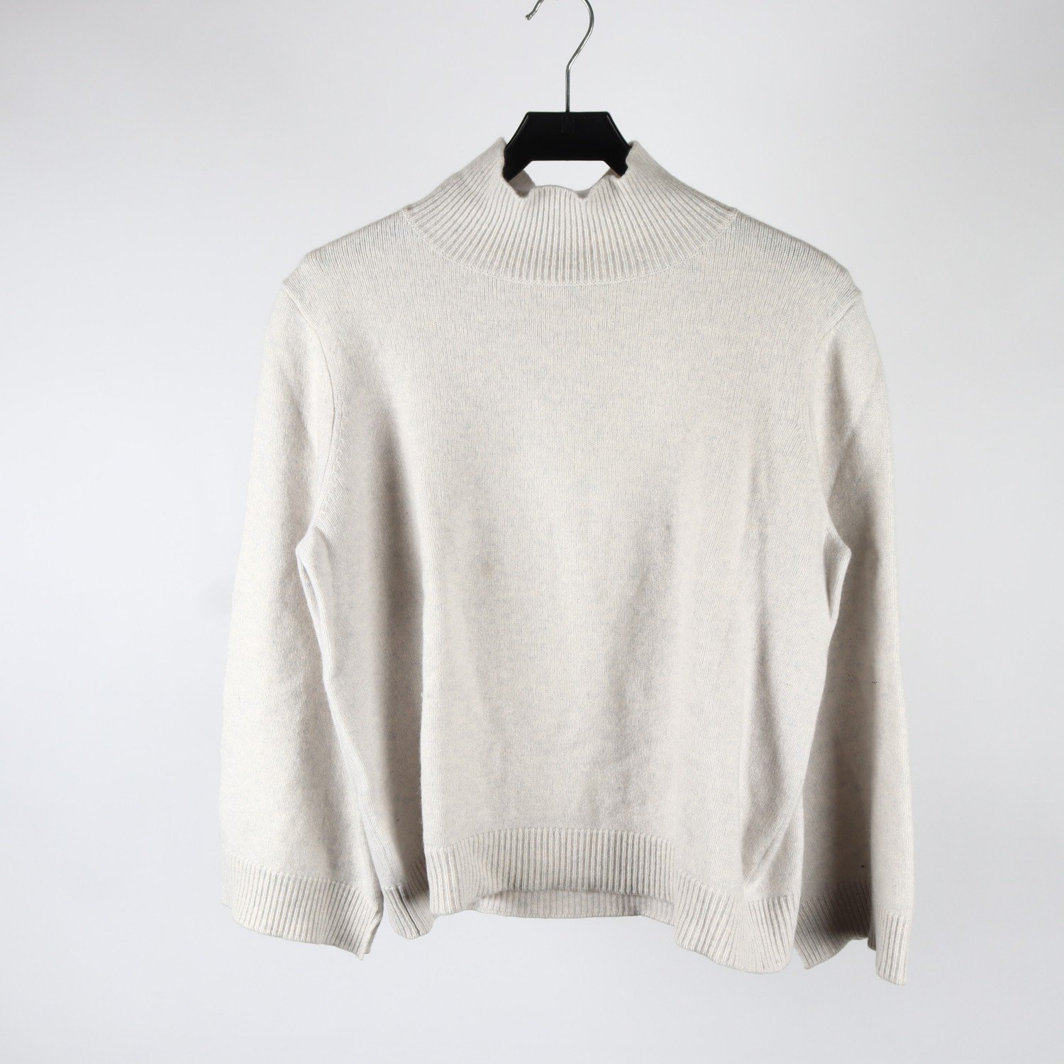 Tröja, Soft Goat, offwhite, blå, stl. M