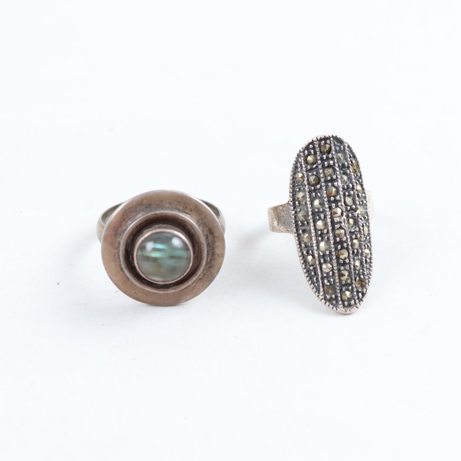 Ringar, Silver, Sten, Brv: 13g
