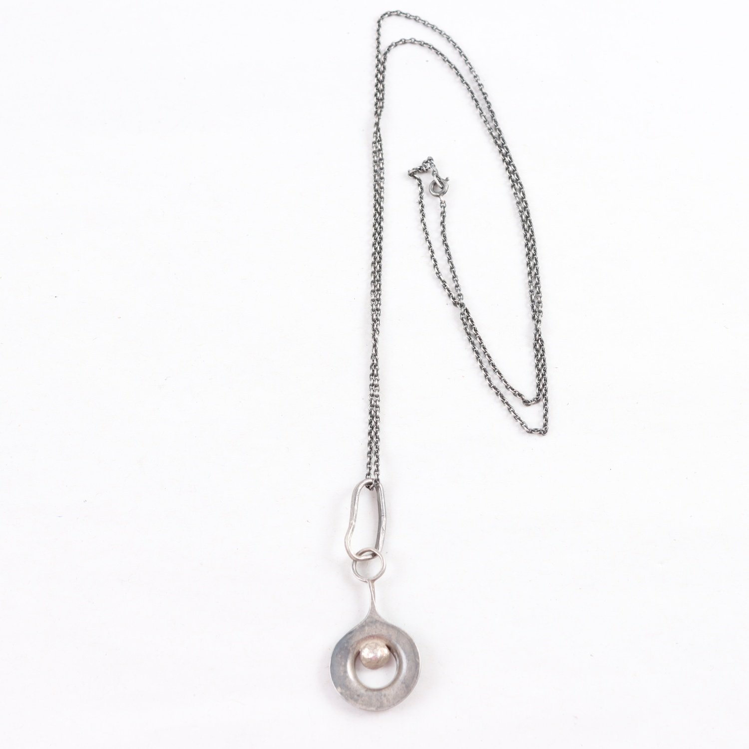 Halsband & Hänge, Silver, Vikt: 13,7g