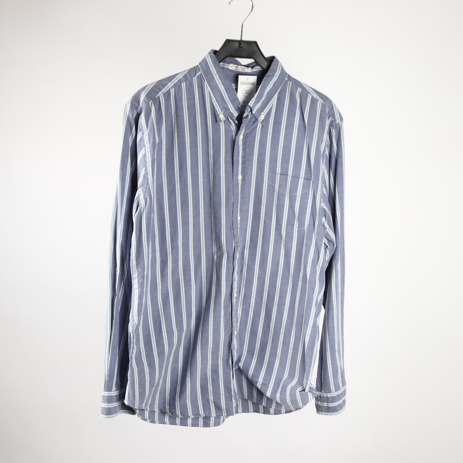 Skjorta, Gant, blå, randig, stl. XL