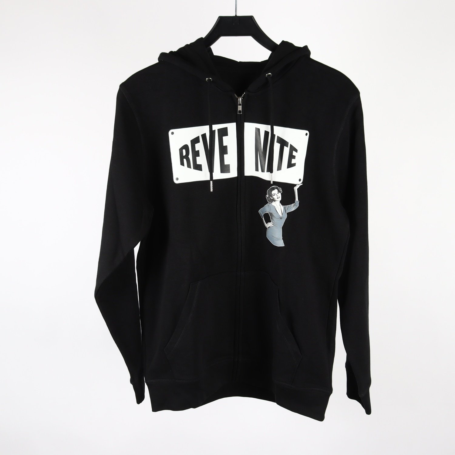 Hoodie, Revenite, svart, stl. M