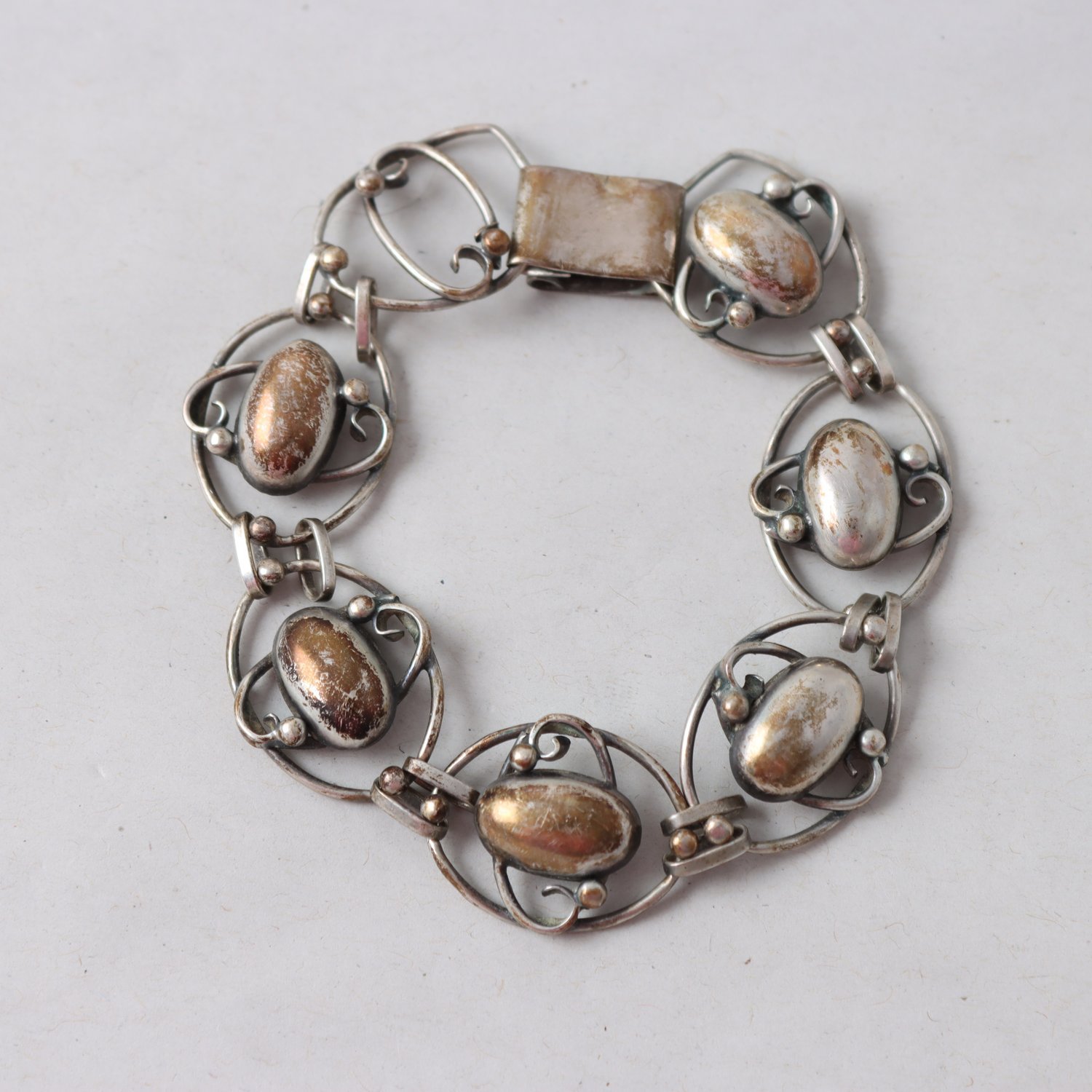 Armband, Silver, 1949, Gussi smycken AB, Vikt: 16,7g