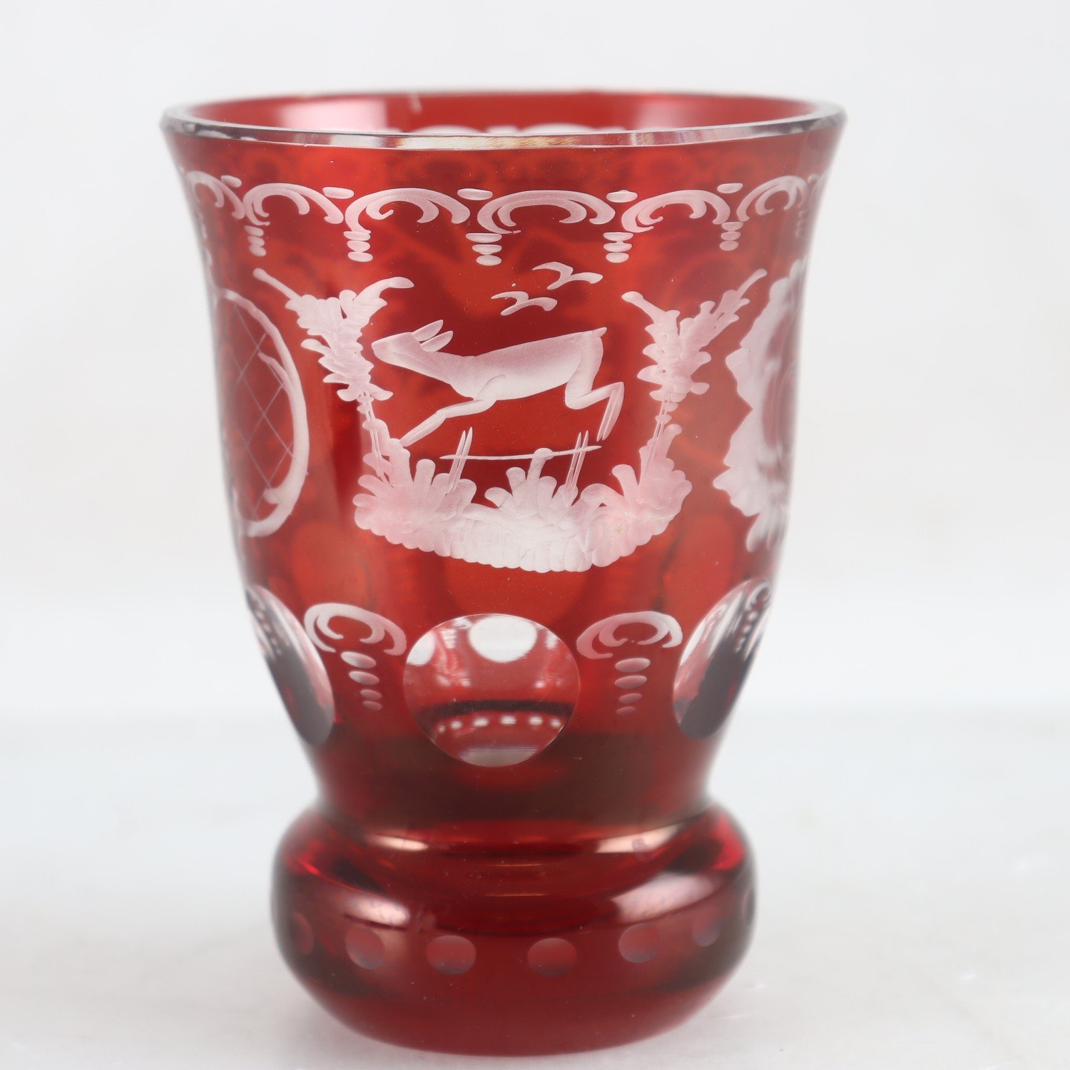 Jaktbägare, överfångsglas, Ernst Wittig, Tyskland