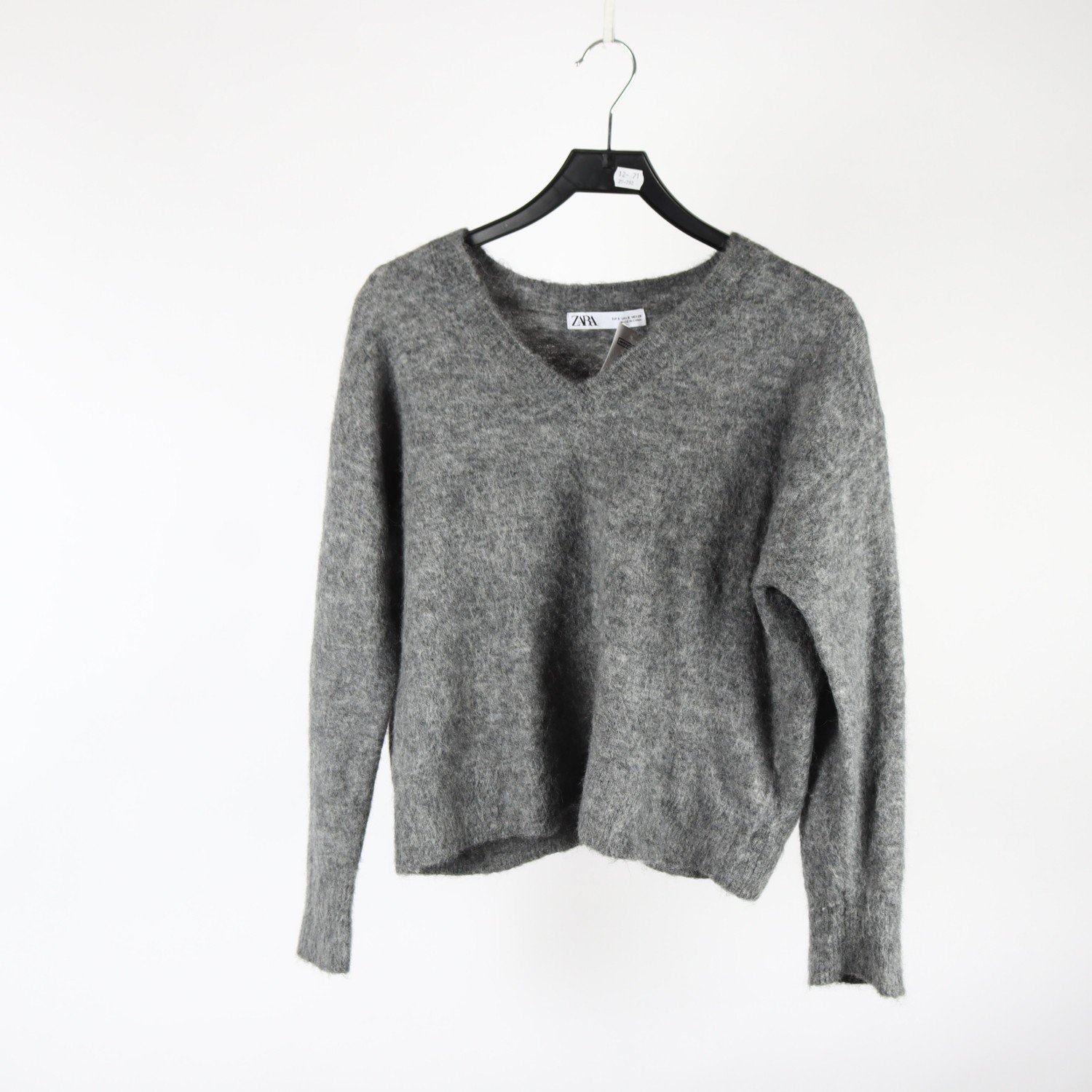 Tröja, Zara, grå, alpaca, stl. S
