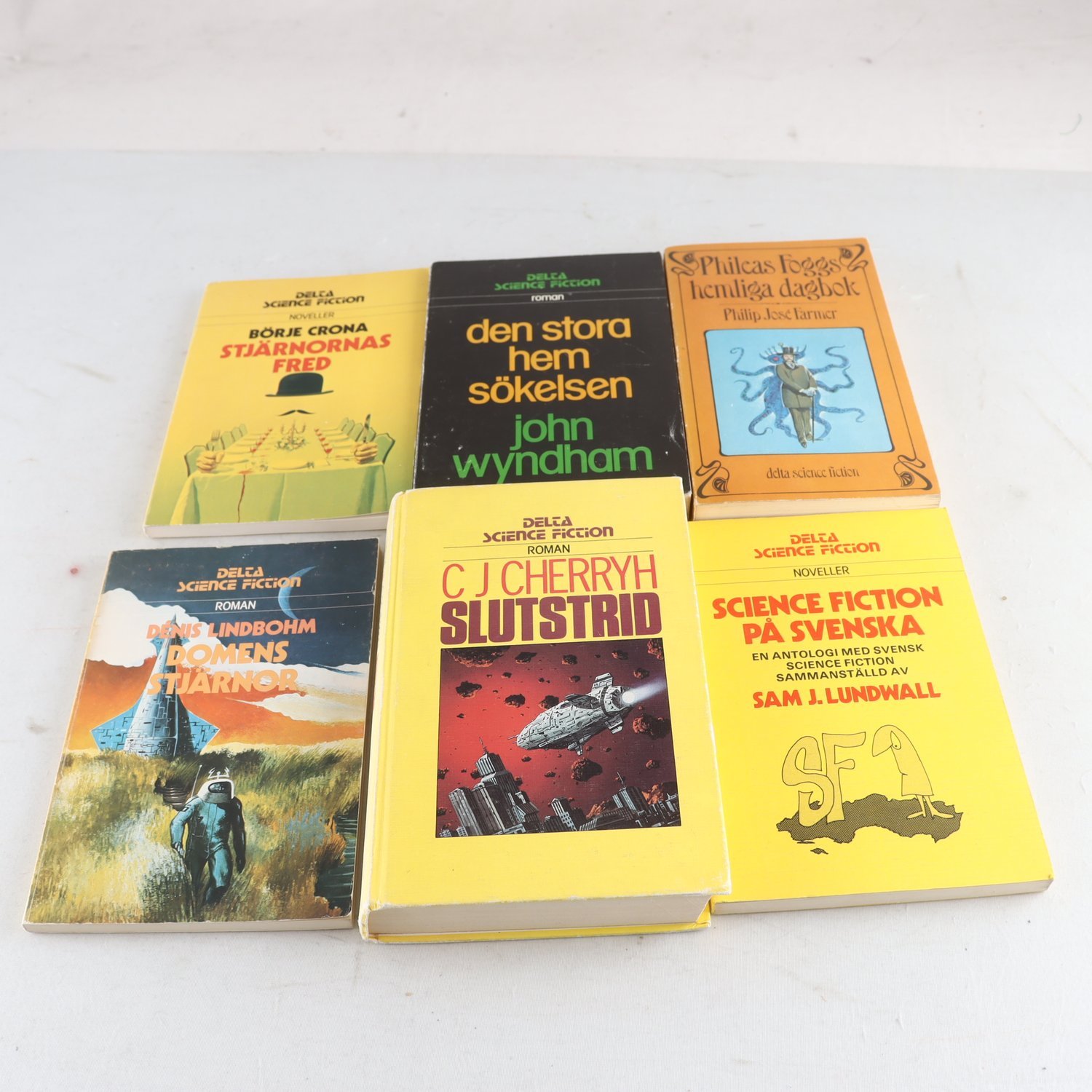Delta Science fiction, bokpaket med 6 volymer