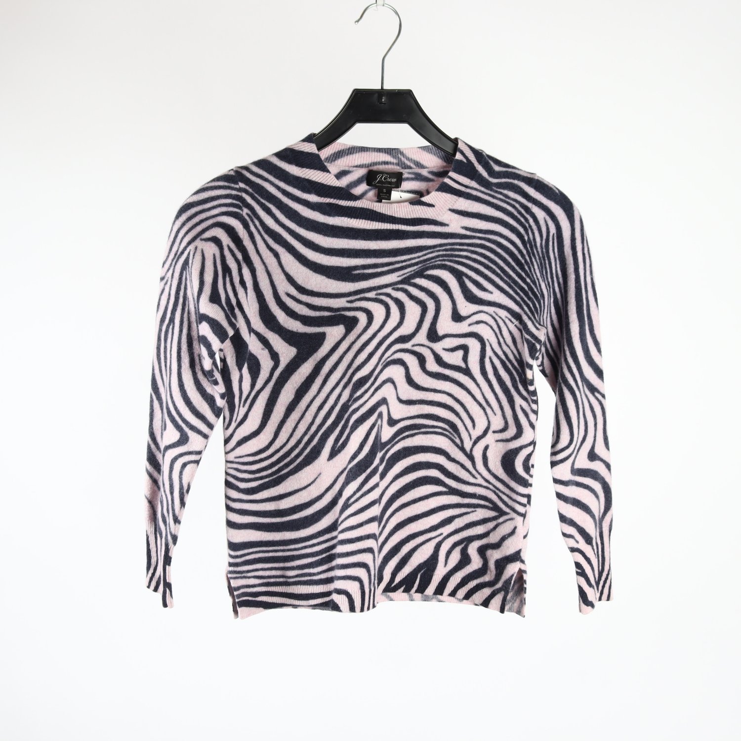 Tröja, J.Crew, grå, lila, cashmere, stl. S