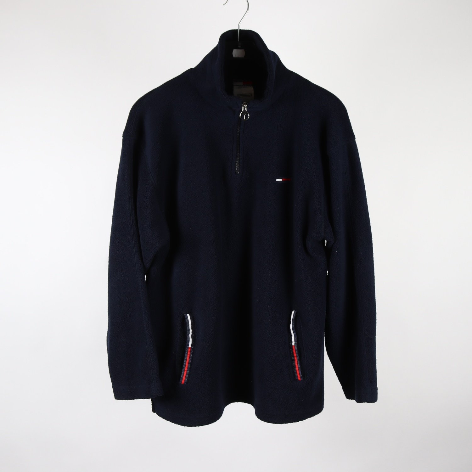 Fleecetröja, Tommy Hilfiger, blå, stl. S