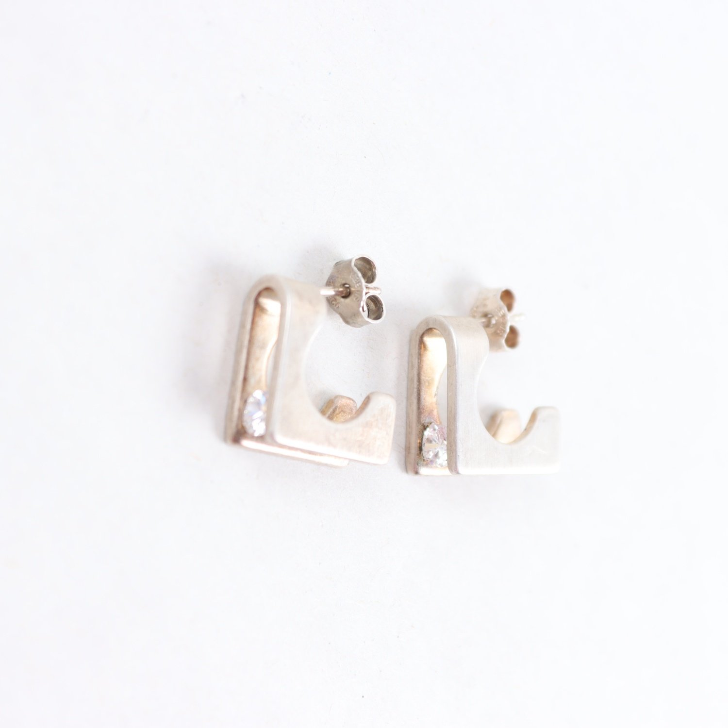 Örhängen, Silver, Sten, Brv: 7,1g