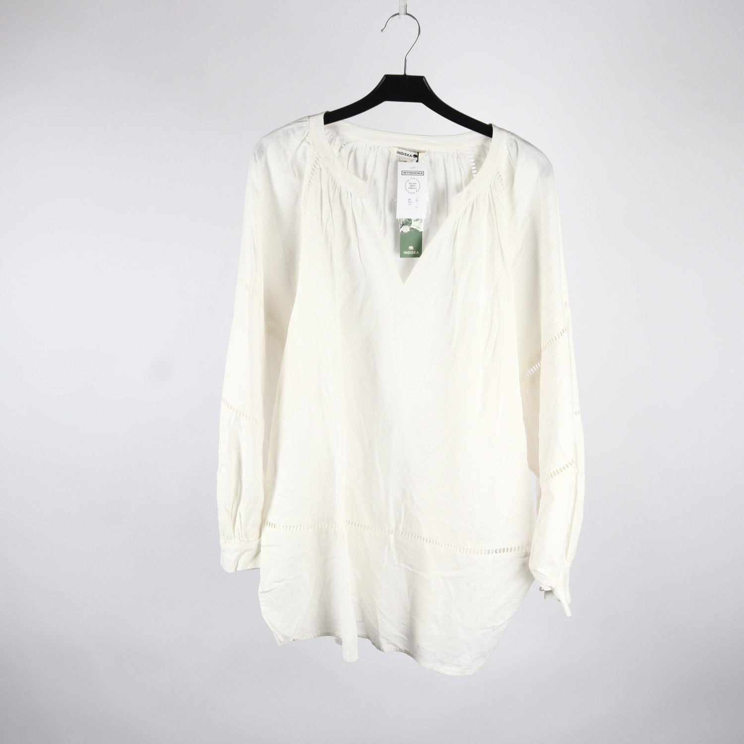 Blus, Indiska, vit, stl. XL