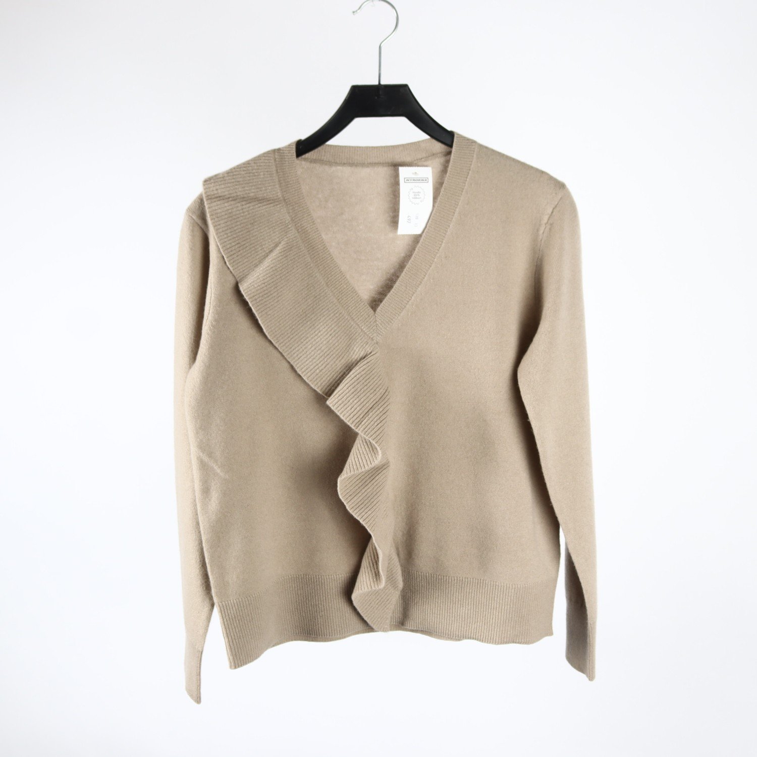 Tröja, Part Two, beige, ull, cashmere, stl. ca. S