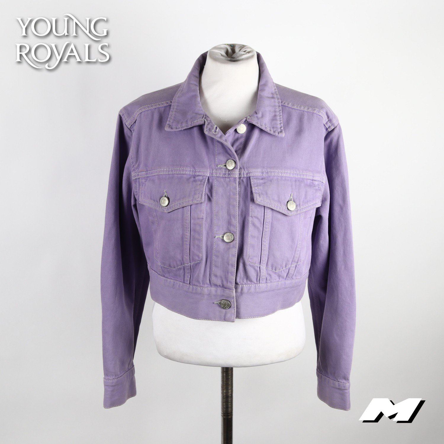 Saras jeansjacka från inspelningarna av Young Royals, stl XS
