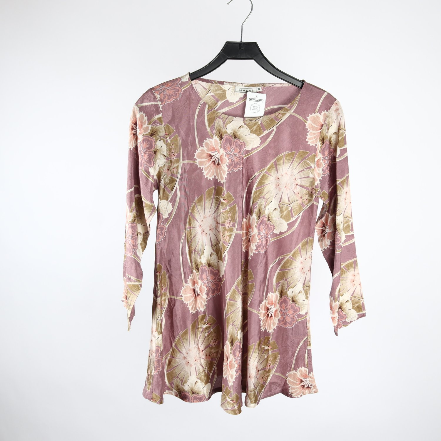 Blus/tunika, Masai, lila, vit, stl. XS