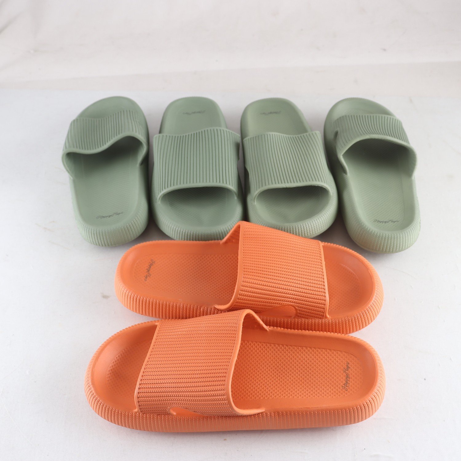 3-pack tofflor, Happy Flops, stl. 42-43