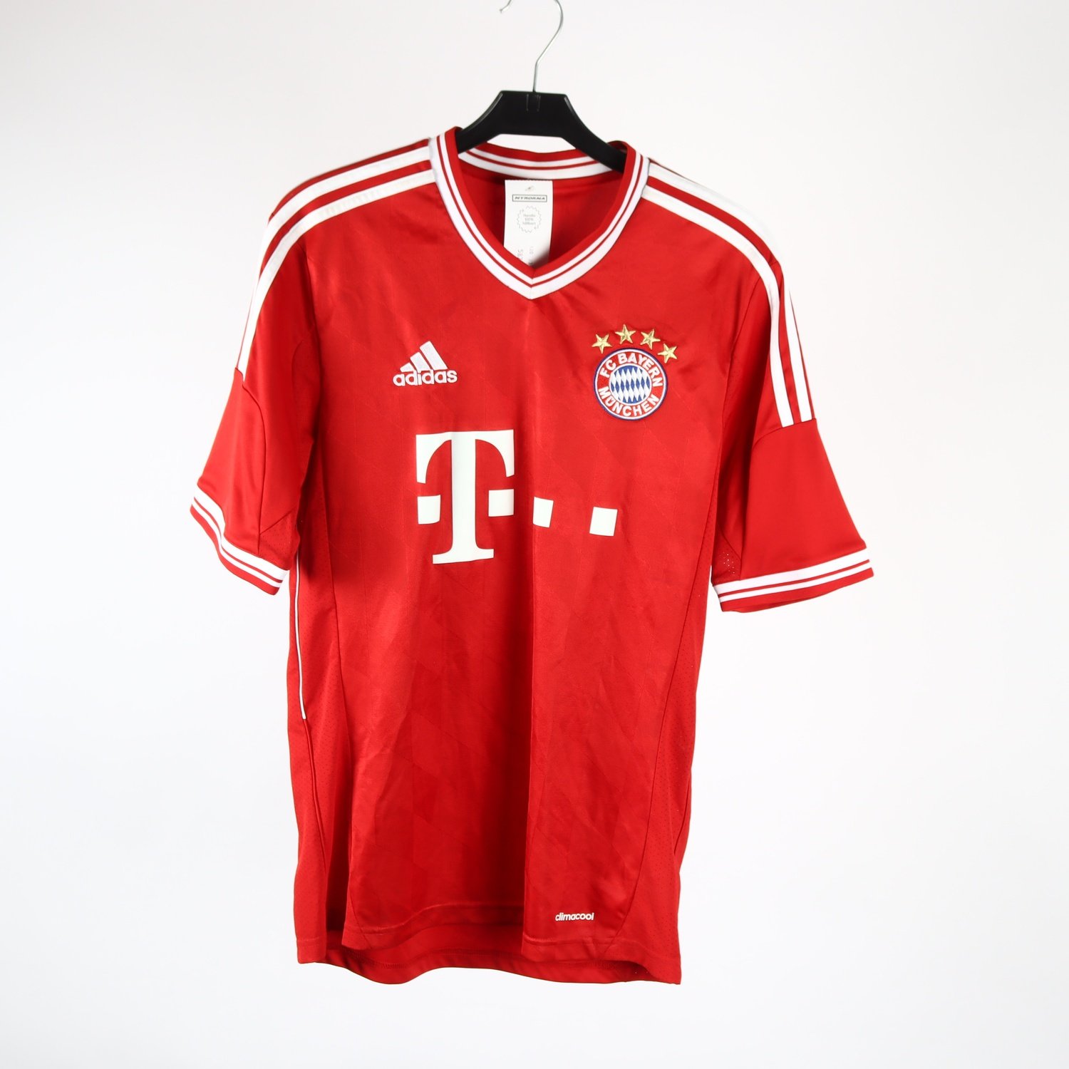 Fotbollströja, Adidas, FC Bayern München, röd, vit, stl. S