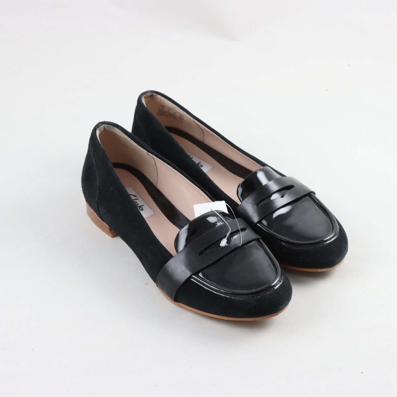 Loafers, Clarks, svart, stl. 5.5 (38½)