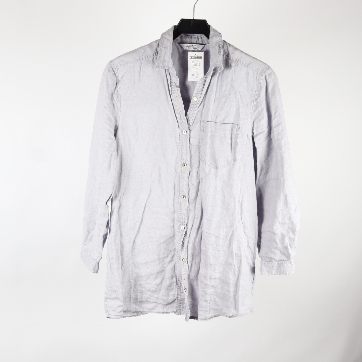 Blus, & Other Stories, grå, lin, stl. XS