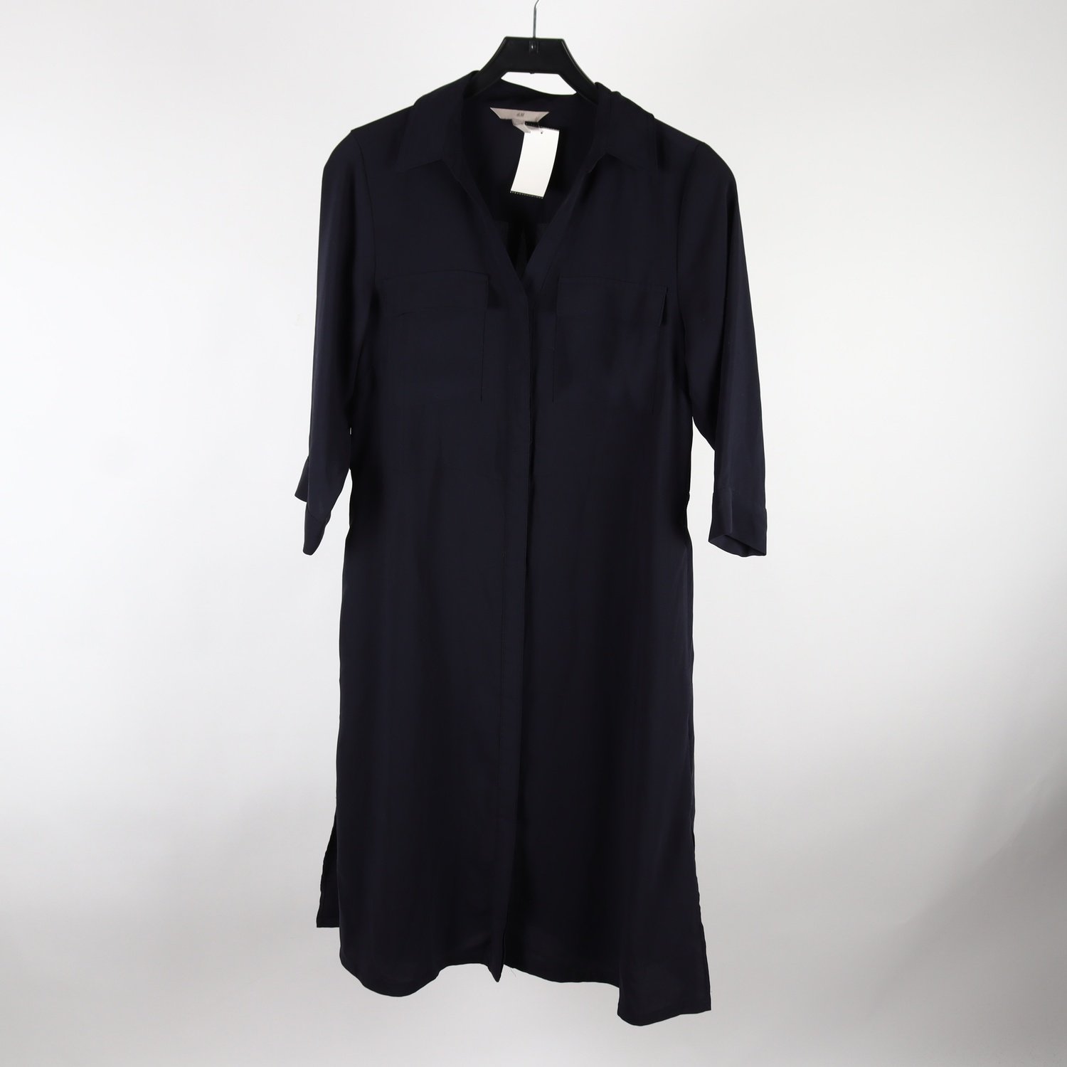 Klänning, H&M, blå, stl. 38
